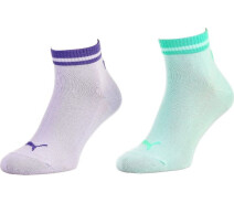Придбати - чоловічу шкарпетку  Шкарпетки Puma HERITAGE QUARTER 2P м'ятно-фіолетові (2 пари) 281012001-004 Розмір 43-46 (281012001-004_43-46)