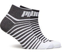 Придбати - чоловічу шкарпетку  Шкарпетки Puma UNISEX QUARTER 2P сіро-чорно-білі (2 пари) 101002001-022 Розмір 43-46 (101002001-022_43-46)