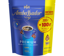 Придбати - каву  Кава Ambassador Premium розчинна 400 г (am.53444) (637128-01)