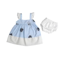 Придбати - сарафан для малюків  Сарафан Mint bebe MB085 74 Блакитний (2000904075119)