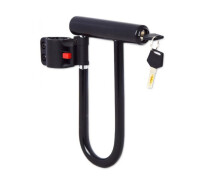 Придбати - велозамок  Замок Spencer ZS2704 180 х 245 мм під ключ Чорний(ZS2704)