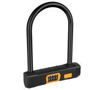 Придбати - велозамок  Кодовий Замок вело-мото U-Lock FEIRI 1825 4-х значний код