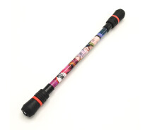 Придбати - гелеву ручку  Двостороння гелева ручка антистрес Anime Steel Ball для Pen spinning (пенспінінг) чорно-red