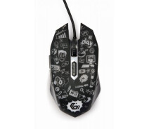 Придбати - мишку для ноутбука  Оптична миша MUS-6B-GRAFIX-01, USB інтерфейс, пiдсвiчування (DA1605539)