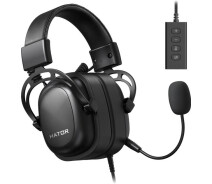 Придбати - навушники  Ігрова гарнітура HATOR Hypergang 2 USB 7.1 Black (HTA-940)