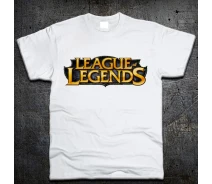 Придбати - чоловічу футболку  Футболка Fruit of the Loom Логотип Ліга Легенд Logo League of Legends Білий XXL (719634)