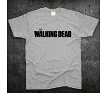 Придбати - чоловічу футболку  Футболка Fruit of the Loom Логотип Ходячі Мерці Logo The Walking Dead Сірий XL (6194287)