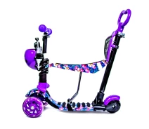 Придбати - самокат  Самокат дитячий Scooter Сонечко 5 in 1 Orchid Фіолетовий (862127250)
