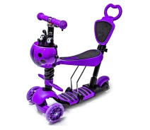 Придбати - самокат  Дитячий самокат Scooter "Сонечко" 5 в 1. Purple (1350702347)