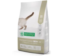 Придбати - корм для кота  Корм Nature's Protection Стерилізований Junior Poultry with krill сухий для кошенят, що ростуть, після стерилізації 2 кг