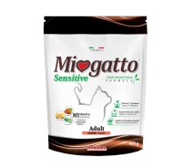 Придбати - корм для кота  Корм Morando Miogatto Sensitive Salmon Monoprotein сухий з лососем для дорослих котів 0.4 кг