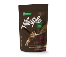 Придбати - корм для кота  Корм Nature's Protection Lifestyle Grain Free Salmon Senior Cat сухий з лососем для літніх котів 0.4 кг