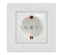 Придбати - розетку и выключатель  Розетка Schneider Electric ASFORA зі штор. біла (EPH2900221) (741736-01)