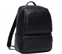 Придбати - рюкзак  Шкіряний рюкзак TIDING BAG 40х17х28 см Чорний