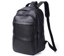 Придбати - рюкзак  Чоловічий шкіряний рюкзак TIDING BAG 43х16х32 см Чорний