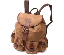 Придбати - рюкзак  Чоловічий текстильний рюкзак, що закривається клапаном на магніт Vintage 22155 Коричневий (239929)