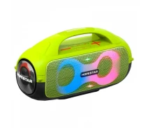 Придбати - портативну колонку  Колонка Bluetooth HOPESTAR A50 Party 80W/TWS/IPX5/RGB/8800mAh/BT5.0 Портативна бездротова акустика з підсвіткою Салатовий-Чорний