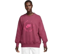 Придбати - жіночий світшот  Світшот жіночий Nike W NSW FLC OS CREW PRNT SU рожевий FD4234-653 Розмір M (FD4234-653_M)