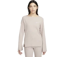 Придбати - жіночий лонгслів  Жіночий лонгслів Nike W NSW RIB JRSY LS TOP бежевий DV7866-272 Розмір M (DV7866-272_M)