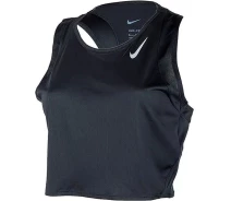 Придбати - жіночу майку  Майка жіноча Nike DF RACE CROP чорна DD5921-010 Розмір L (DD5921-010_L)
