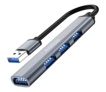Придбати -  USB-хаб, концентратор / розгалужувач для ноутбука Digital Lion UH-05, на 4 порти USB 3.0 + USB 2.0