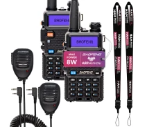 Придбати - рацію  Набір Захисника Рація BAOFENG UV-5R 8W 2шт + Тангенту BAOFENG Speaker Mic 2шт + Шнурок на шию 2шт