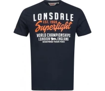 Придбати - чоловічу футболку  Футболка BREDON 115068-3076 Dark Navy Lonsdale M Темно-синій
