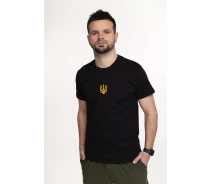 Придбати - чоловічу футболку  Футболка з принтом чоловіча Demos DMS-010 XL Чорний (2000989092063S)