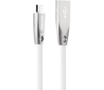 Придбати - кабель та перехідник  Кабель AWEI CL-96 Micro cable 1m White