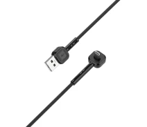 Придбати - кабель та перехідник  Кабель AWEI CL-65 Lightning cable 1m Black