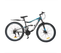 Придбати - велосипед  Велосипед SPARK BULLET 27,5 2021/рама 18" чорно-синій (000148452)