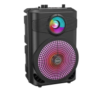 Придбати - портативну колонку  Портативна Bluetooth колонка караоке HOCO BS46 з мікрофоном BT5.0 10W 1800 mAh чорна