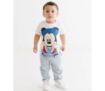 Придбати - дитячий спортивний костюм  Костюм (футболка, штани) "Mickey Mouse 9-12 міс, 74-80 см, білий". Виробник - Disney (MC17268)