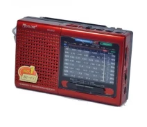 Придбати - радіоприймач  Радіоприймач стовпчик MP3 USB Golon RX-6633 з ремінцем червоний