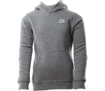 Придбати - дитячу толстовку  Толстовка підліткова Nike CLUB PO HOODIE сіра BV3757-091 Розмір L (BV3757-091_L)