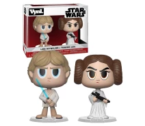Придбати - подарок для геймеров  Набір фігурок Funko Vinyl Star Wars Зоряні війни принцеса Лея Органа-Соло та Люк Скайуокер 10см SW OL 620