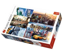 Придбати - пазл  Trefl Пазл Нью-Йорк, США, колаж, 4000 ел. (45006)