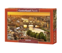 Придбати - пазл  Castorland puzzle Пазл Мости Флоренції, Італія, 1000 ел. (C-104826)