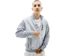 Придбати - чоловічу спортивну кофту  Олімпійка (майстерня) Nike M NSW HYBRID PK TRACKTOP сіра FB1626-043 Розмір L (FB1626-043_L)