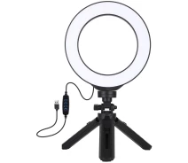 Придбати - кільцеве світло  Кільцеве світло зі стійкою Puluz PKT3059B Ring Light 16см (14W)