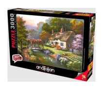 Придбати - пазл  Anatolian Пазл Котедж у трояндах, 3000 ел. (04917)