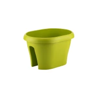 Придбати - горшок для цветов   Горщик для квітів Рoliwork Gardenya double-sided підвісний овальний 12 л 39 x 29 x 24 см, Колір Світло-Зелений (3959-01)