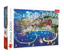 Придбати - пазл  Trefl Пазл Затока Сан-Франциско, Сполучені Штати, 2000 ел. (27107)