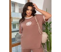 Придбати - жіночий костюм  Fashions • Костюм жіночий Rose Fashions 58-60 пудра (#433-ел)