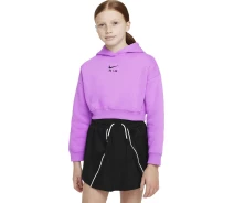 Придбати - дитячу толстовку  Толстовка підліткова Nike G NSW AIR CROP HOODIE фіолетова DX5008-532 Розмір XL (DX5008-532_XL)