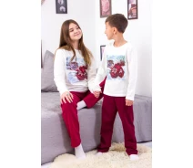 Придбати - дитячу піжаму  Піжама дитяча "Family look" Носи Своє 104 Червоний (6076-7-v1) (p-8890-92454)