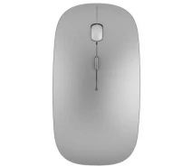 Придбати - мишку для ноутбука  Миша Wireless WiWU WM101 Wimic Lite Бездротова комп'ютерна (тихий клік) для ПК/ноутбука Bluetooth 3.0/USB 2.4G з чутливістю 600/800/1200DPI Сріблястий