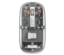 Придбати - мишку для ноутбука  Миша Wireless WiWU WM105 Crystal Magnetic Бездротова комп'ютерна (тихий клік) для ПК/ноутбука Dual Bluetooth 5.1/USB 2.4G Сірий