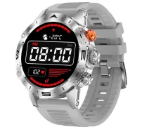 Придбати - смарт-годинник  Смарт-годинник Hoco Y20 Smart Sports watch (Call Version) BT 5.1, Track, HeartRate, IP67, 360 x 360 TFT для Android для Iphone розумний годинник з функцією дзвінка Сріблястий