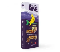 Придбати - ласощі для птаха  Пончики Special One Паприка, морква, кунжут для декоративних птахів 60 г (3 шт)